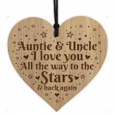 Auntie And Uncle Gift Ideas Engraved Heart Auntie Gifts Uncle