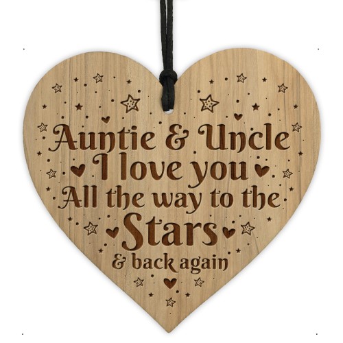 Auntie And Uncle Gift Ideas Engraved Heart Auntie Gifts Uncle