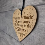 Auntie And Uncle Gift Ideas Engraved Heart Auntie Gifts Uncle