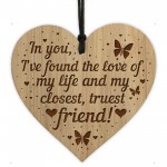Boyfriend Gifts Husband Gifts Engraved Heart Anniversary Gift