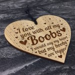 Funny Gift For Boyfriend Husband Engraved Heart Rude Birthday