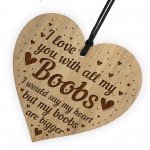 Funny Gift For Boyfriend Husband Engraved Heart Rude Birthday