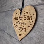 Funny Gift For Son Engraved Heart Son Birthday Gift 16th 18th