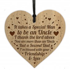 Present For Uncle Birthday Christmas Engraved Heart Novelty Gift