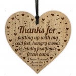 Funny Husband Wife Boyfriend Girlfriend Gifts Joke Thank You
