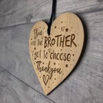 Brother Gift Best Friend Gift Engraved Heart Gift For Him Friend
