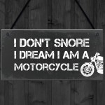 Motorbike Gifts For Men Funny Hanging Sign Motorcycle Garage 