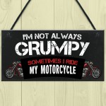 Funny Motorbike Plaque For Bikers Gift For Biker Enthusiast 