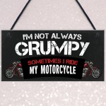 Funny Motorbike Plaque For Bikers Gift For Biker Enthusiast 