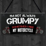 Funny Motorbike Plaque For Bikers Gift For Biker Enthusiast 