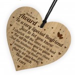Boyfriend Gift Ideas AWARD Engraved Heart Birthday Christmas