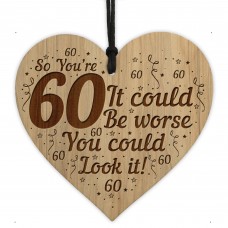 Funny Joke 60th Birthday Gift For Him Her Engraved 60th Birthday