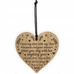 Funny Nan Gift For Birthday Christmas Engraved Heart Thank You