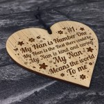 Nan Gifts For Birthday Engraved Heart Gift For Grandparents 