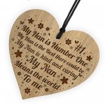 Nan Gifts For Birthday Engraved Heart Gift For Grandparents 