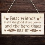 Thank You Gift For Him Her Friendship Gift For Women Friend Sign