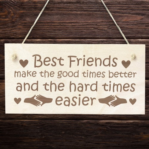 Thank You Gift For Him Her Friendship Gift For Women Friend Sign