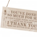  Thank You Gift For Best Friend Him Her Teacher Engraved Sign