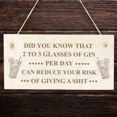 Gin Sign For Home Bar Engraved Wood Sign Wall Sign For Bar Pub