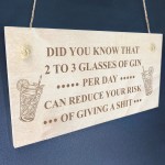 Gin Sign For Home Bar Engraved Wood Sign Wall Sign For Bar Pub