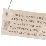 Gin Sign For Home Bar Engraved Wood Sign Wall Sign For Bar Pub