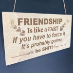 Funny Friendship Sign For Women Engraved Sign Best Friend Gifts