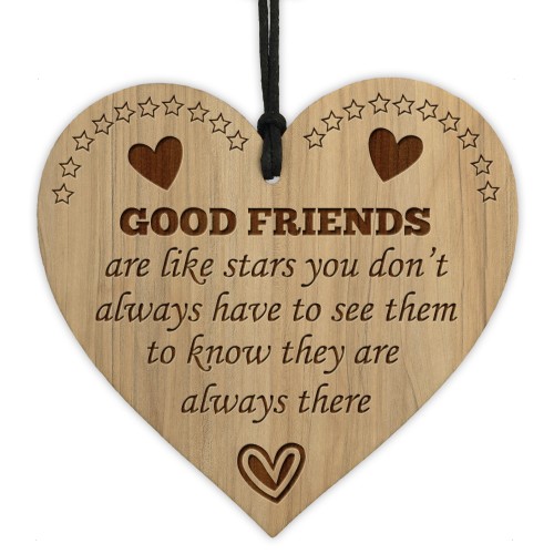 Good Friends Like Stars FRIENDSHIP SIGN Thank You Gift For Her