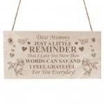 Mummy Gifts I Love You Engraved Wood Sign Mummy Birthday Xmas