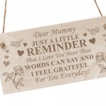 Mummy Gifts I Love You Engraved Wood Sign Mummy Birthday Xmas