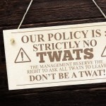 Funny Rude Bar Sign For Home Bar Pub Man Cave Wood Engraved