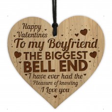 Funny Valentines Gift For Boyfriend Engraved Valentines Card