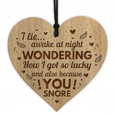 Funny Joke Husband Wife Gift Engraved Heart Anniversary Birthday