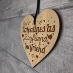 1st Valentines As Boyfriend Girlfriend Engraved Heart Him Her