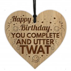 Funny Joke Birthday Gift For Men Engraved Heart Dad Uncle