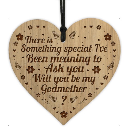 Will You Be My Godmother Gift Engraved Heart Godmother Asking