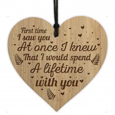 Beautiful Engraved Heart Boyfriend Girlfriend Gifts Anniversary