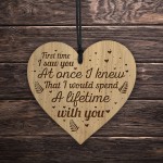 Beautiful Engraved Heart Boyfriend Girlfriend Gifts Anniversary