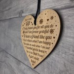 Best Friend Gifts Engraved Heart Birthday Christmas Gift