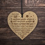 Best Friend Sister Gifts Engraved Heart Birthday Christmas Gift