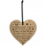 Best Friend Sister Gifts Engraved Heart Birthday Christmas Gift