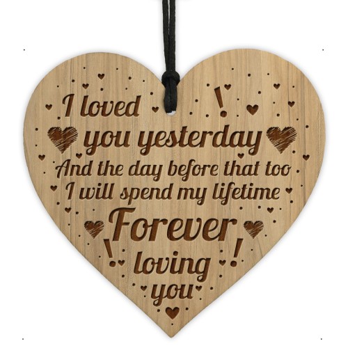 I Love You Plaque For Boyfriend Girlfriend Engraved Gifts