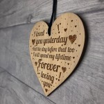 I Love You Plaque For Boyfriend Girlfriend Engraved Gifts