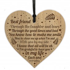 Best Friend Gifts For A Friend Engraved Heart Sign Friendship