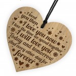Gift For Her Girlfriend Wife Gift Engraved Heart Gift For Him 
