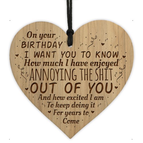 Funny Birthday Gift Ideas For Boyfriend Husband Engraved Heart