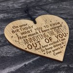 Funny Birthday Gift Ideas For Boyfriend Husband Engraved Heart