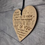 Funny Birthday Gift Ideas For Boyfriend Husband Engraved Heart