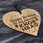 Funny Joke Birthday Gift For Him Engraved Heart Husband Gift