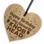 Funny Joke Birthday Gift For Him Engraved Heart Husband Gift