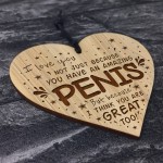 Funny Rude Gift For Boyfriend Husband Engraved Birthday Gift